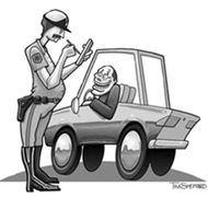 traffic ticket cop